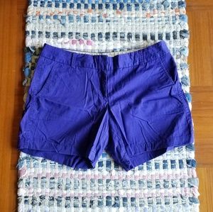 J. Crew Broken In Chino Short Deep Purple